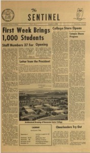 The Sentinel's first issue, published Oct. 9, 1966.