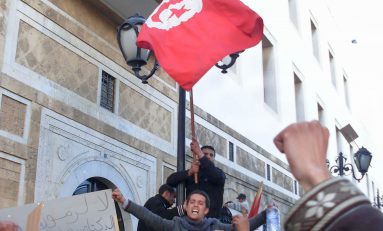 Outside the nest: Tunisia protests