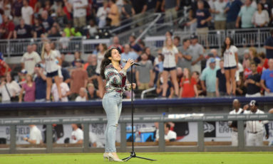 Musician uses Braves game to launch her performance career