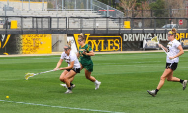 Lacrosse struggles in first half, falls to Vermont at home