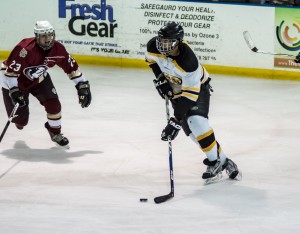 KSU's club hockey team has arguably been more popular than its varsity squads, and with good reason. When allowed to hit the ice, it's been one of the most successful programs in the ACHA. (Photo: Matt Boggs | The Sentinel)