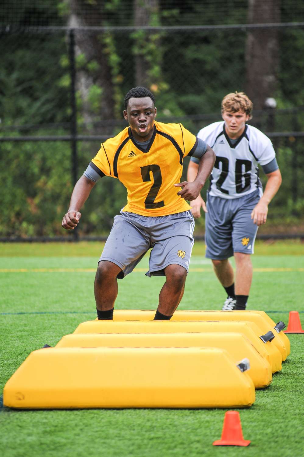 Inaugural Workout Gives Freshman Taste of College Football