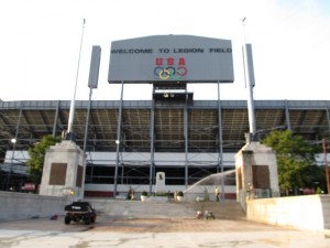 Part of UAB's demise: Without approval for a home venue, the Blazers played games at downtrodden Legion Field, located in one of the poorest areas of Birmingham's suburbs. 