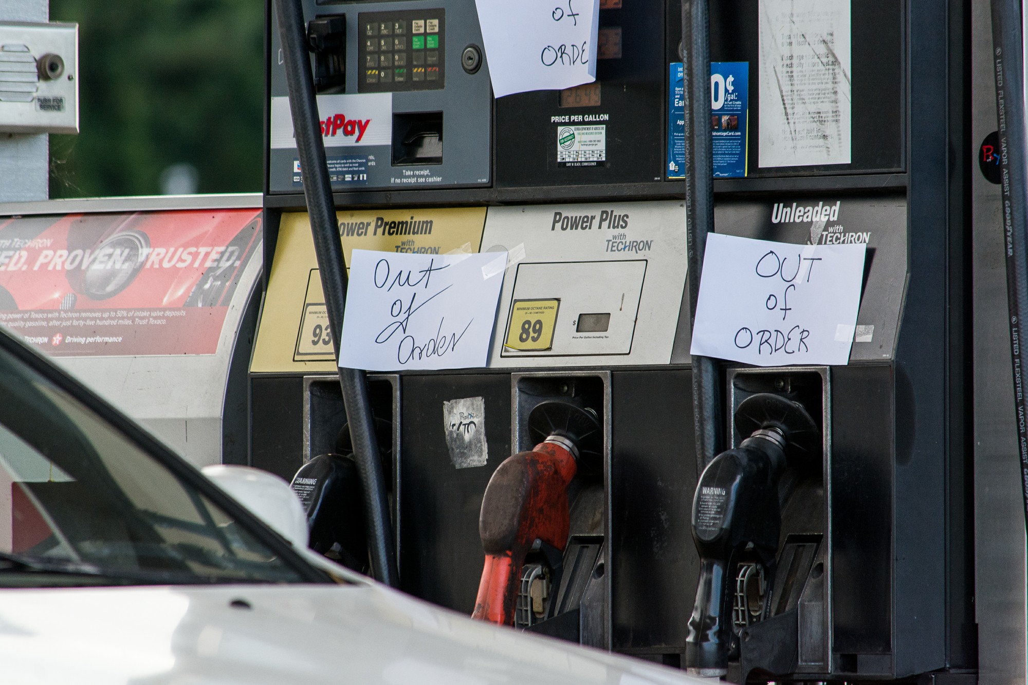 Gas shortage causes price hikes, pump fights