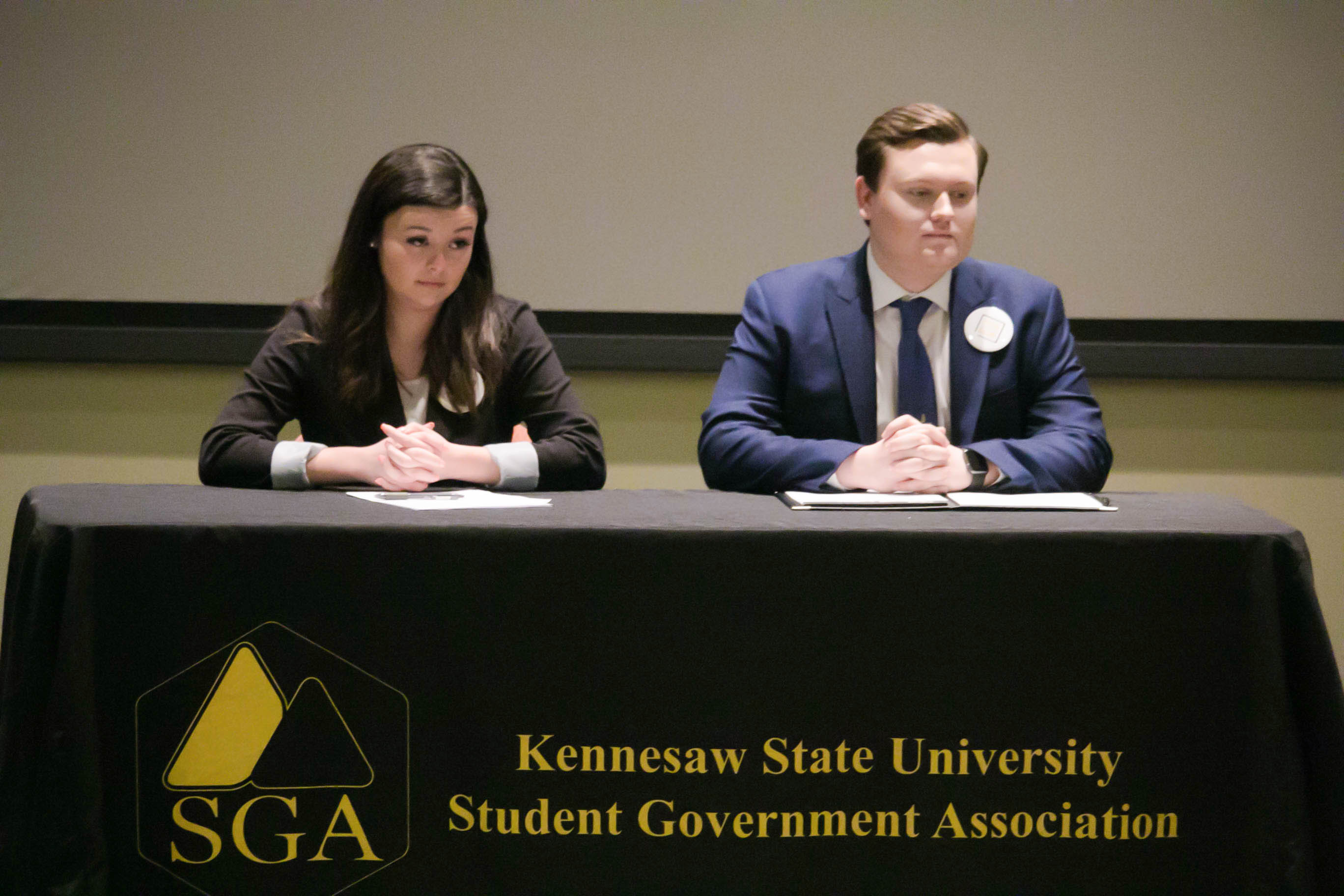 SGA holds first debate for presidential candidates