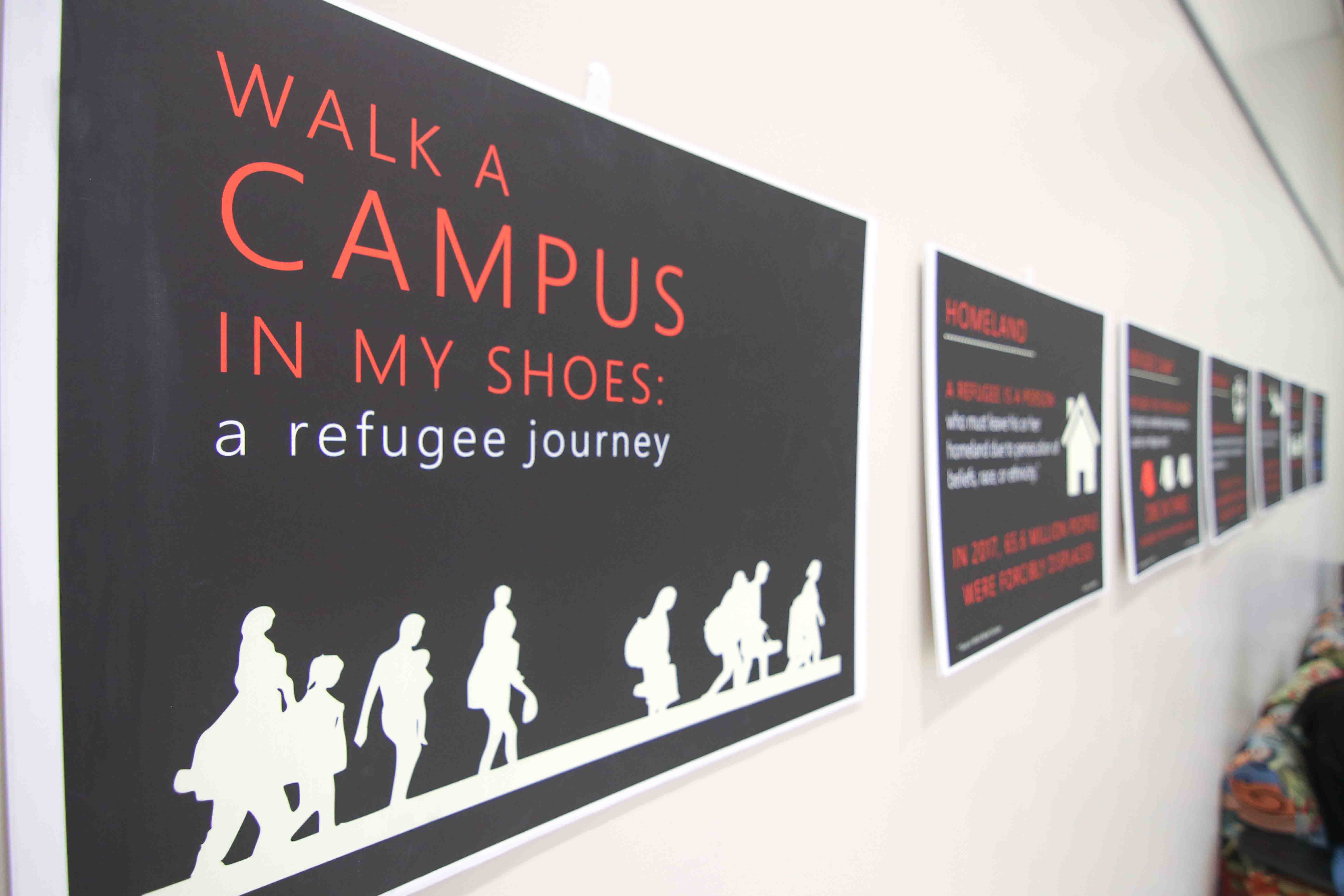 Refugee crisis poster series visits KSU