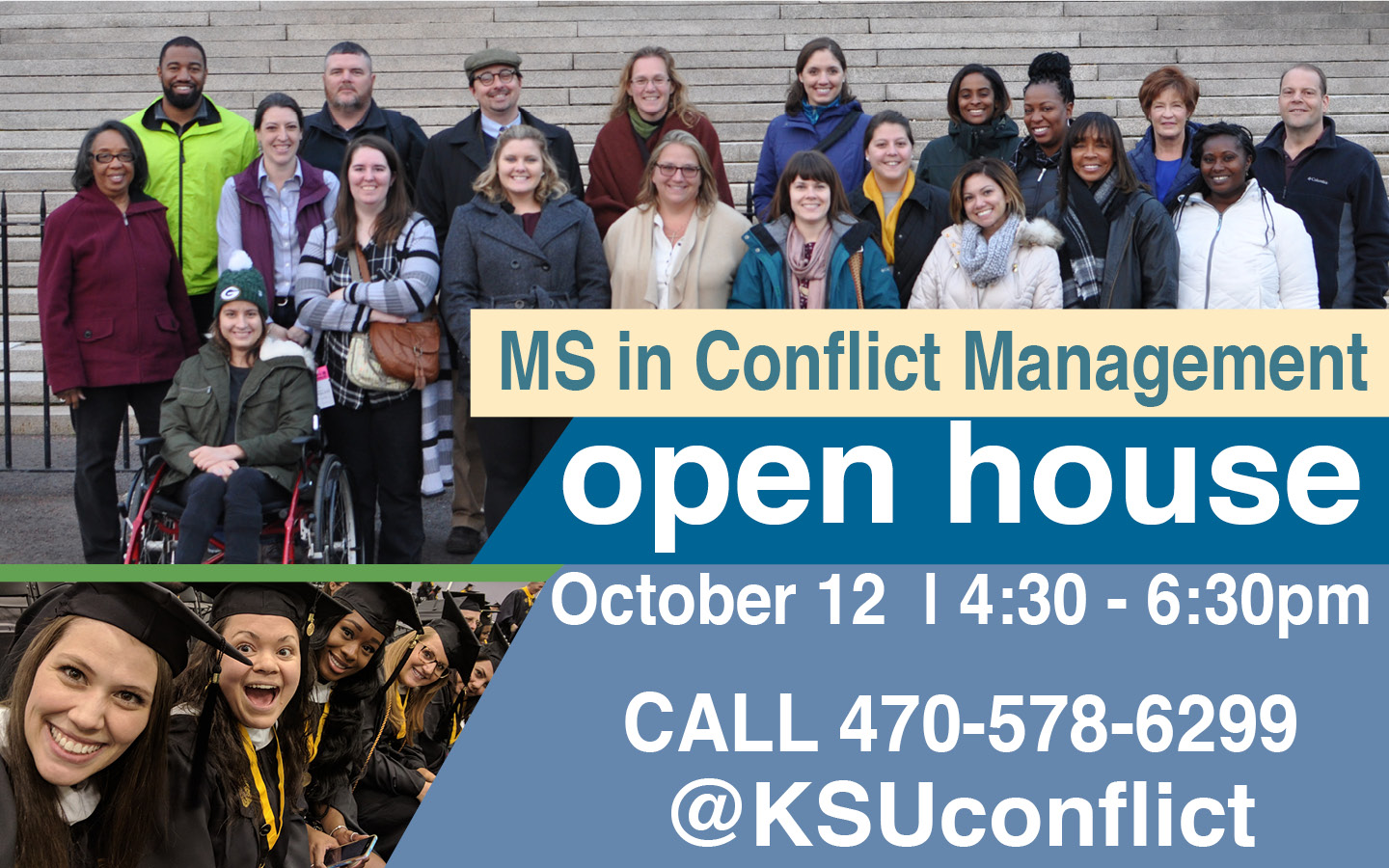 Master of Science in Conflict Management to hold open house