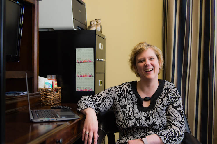 Alumna overcomes illness, opens counseling practice