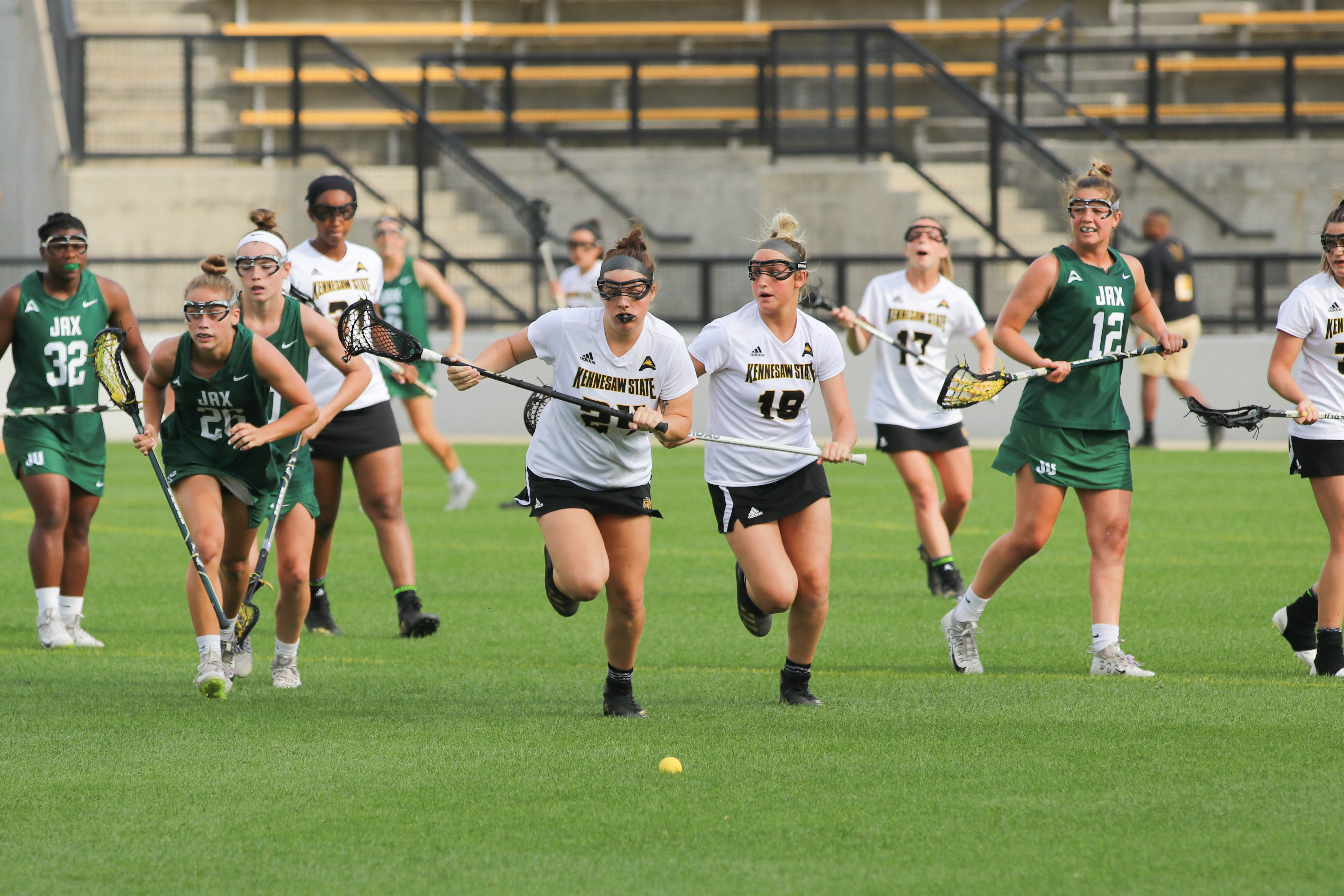 Squires scores five as LAX tops Hatters on Senior Day