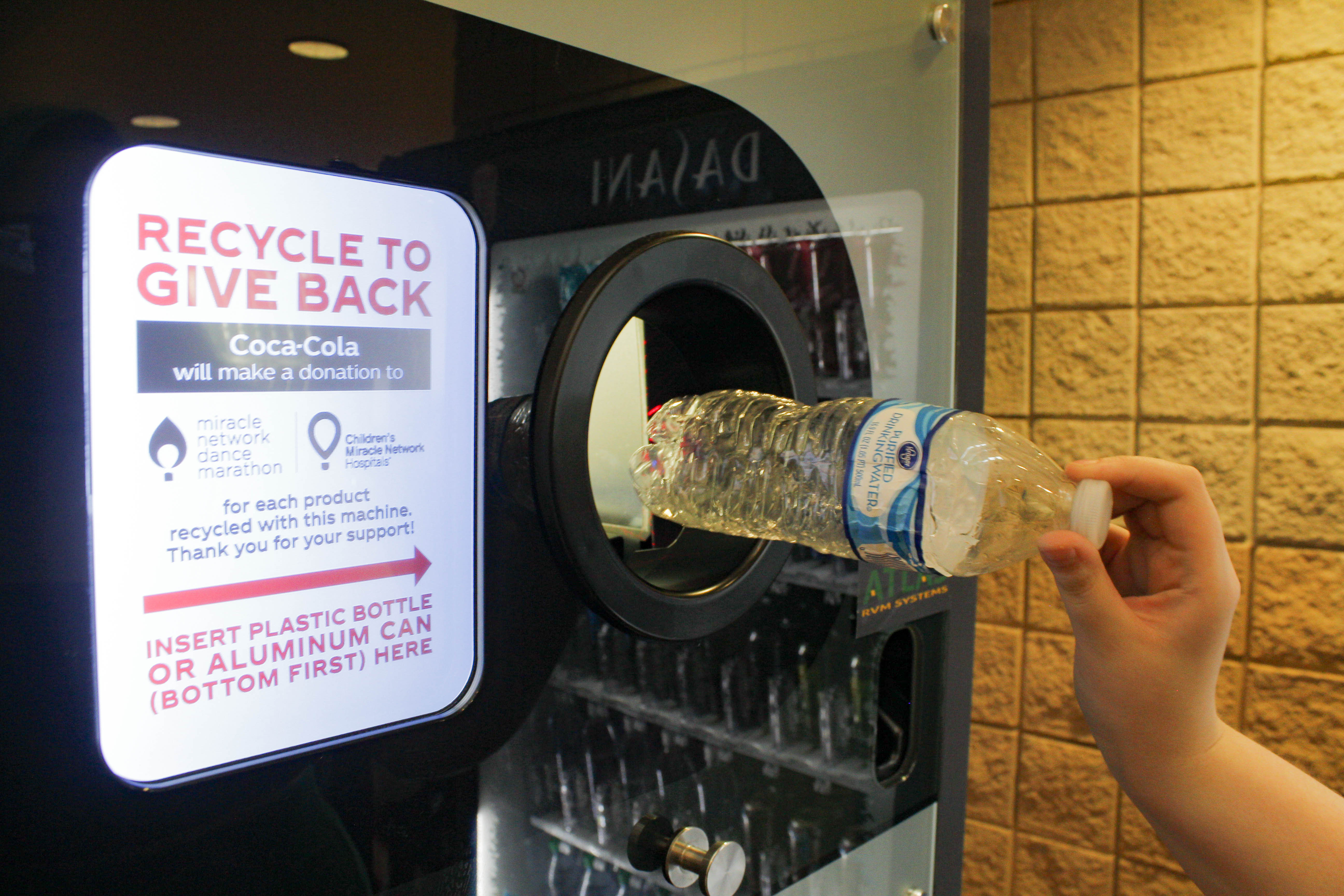 KSU’s reverse vending machine encourages recycling