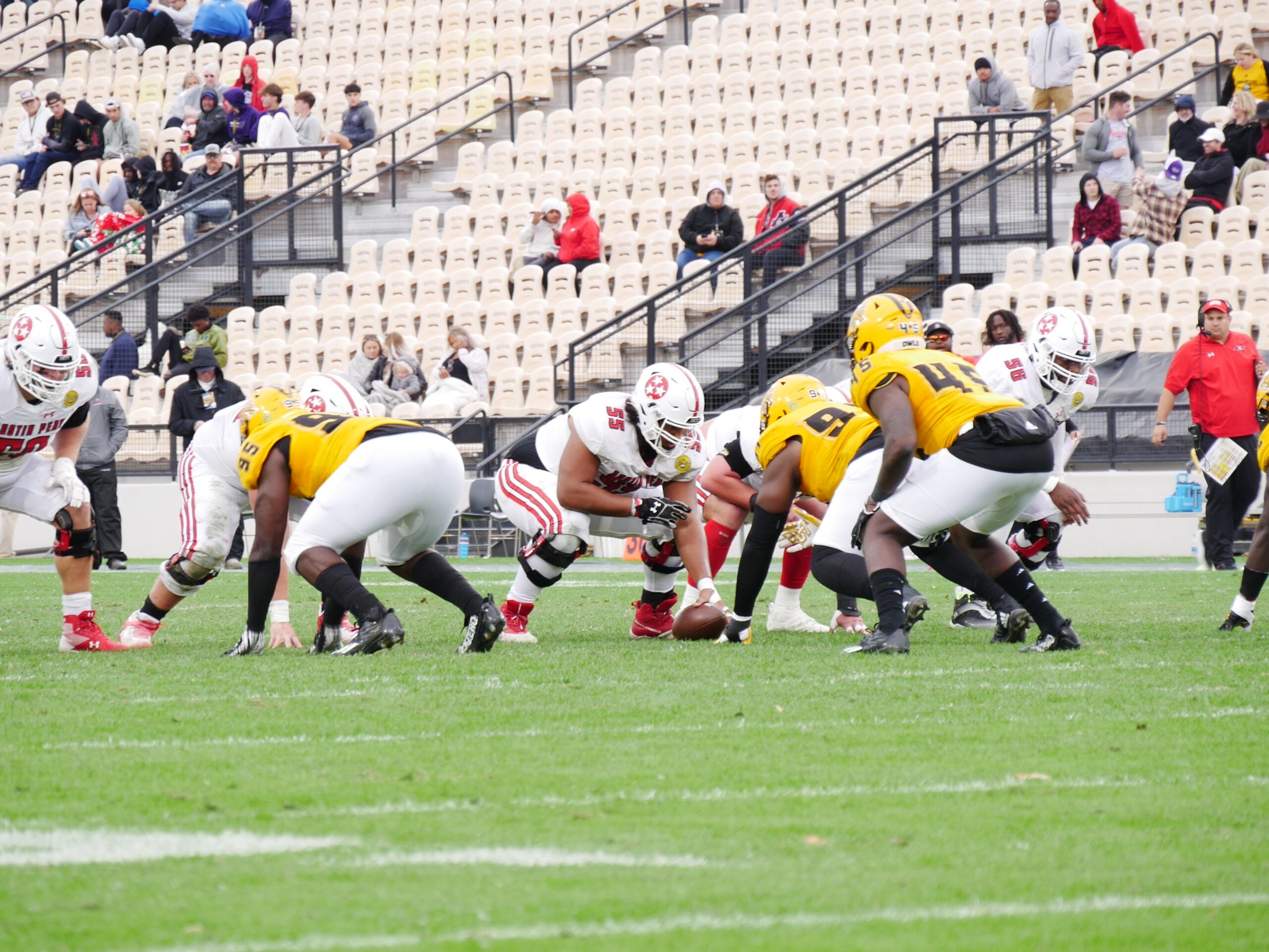 Football falls to Austin Peay in final home game