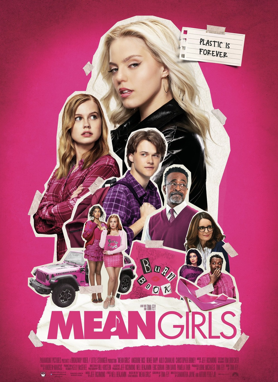 Movie poster of Mean Girls (2024).