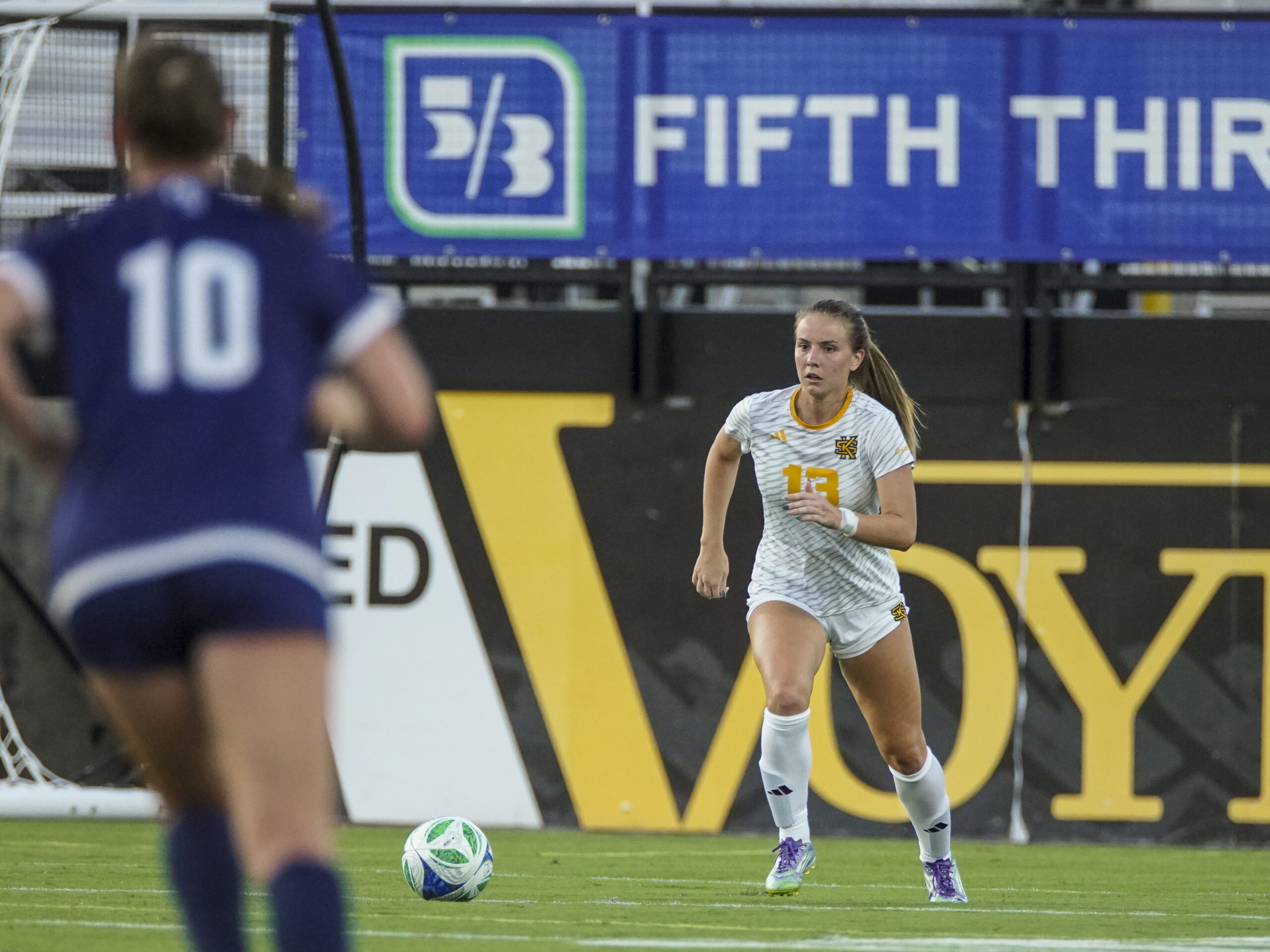 Soccer secures first conference win on senior night