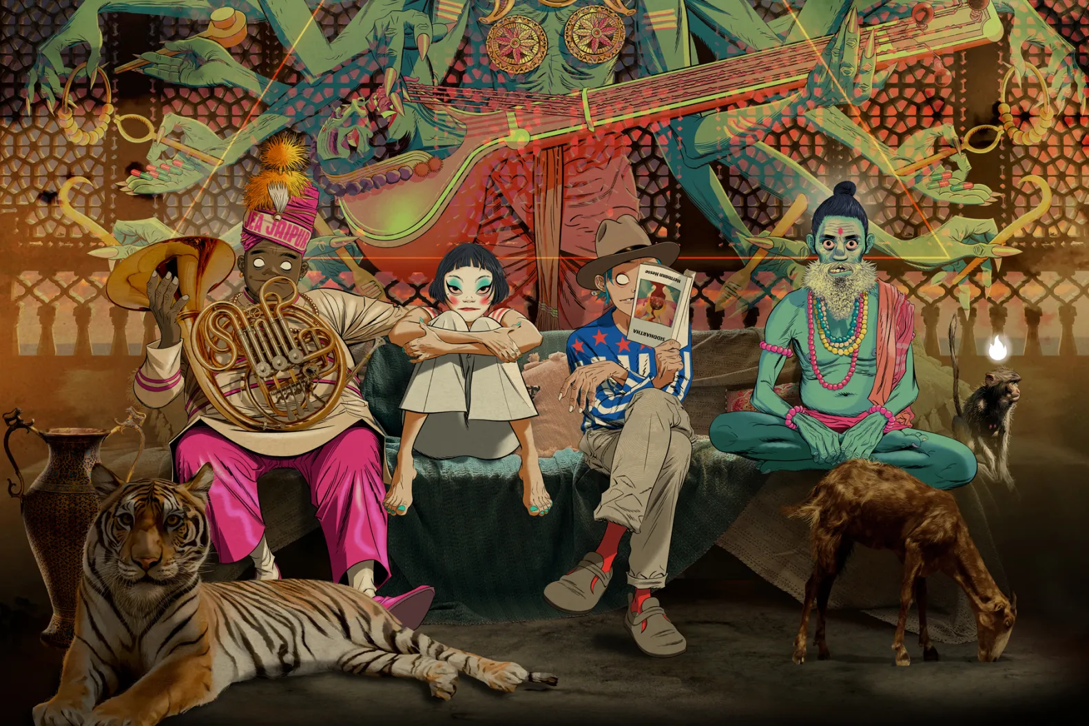 Virtual band Gorillaz continues to climb with adventurous new album, “The Mountain”