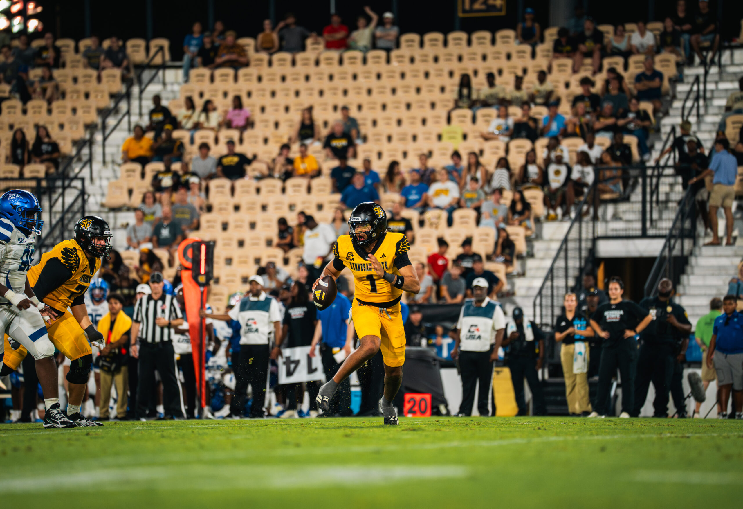 Football overwhelmed by Georgia State ground game