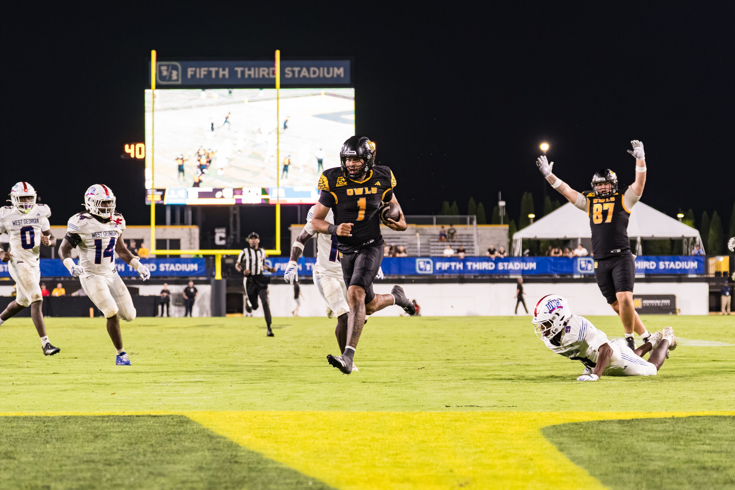 Football dominates West Georgia in season opener